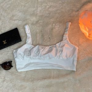 White Princess Polly Crop Top